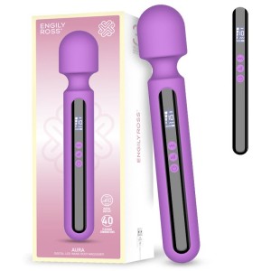Aura Wand Massager With Digital Led Screen, Big Size And Powerfull 29.5 Cm