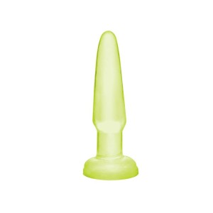 Basix Rubber Works Beginners Butt Plug Colour Glow In The Dark