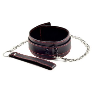 Collar And Leash Bondage Black