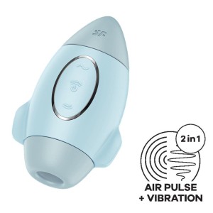 Mission Control Clit Sucker And Vibe Blue
