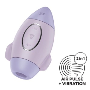 Mission Control Clit Sucker And Vibrator Violet