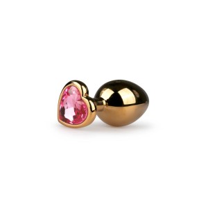 Metal Anal Plug No. 7 Gold / Pink