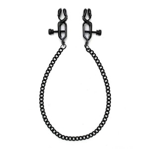 Adjustable Nipple Clamps With Black Chain