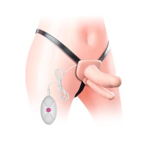Vibrating Unisex Hollow Double  Strap On