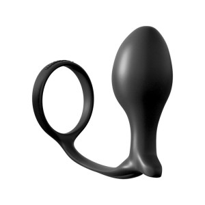 Anal Fantasy Collection  Ass-gasm Cockring Advanced Plug Colour Black