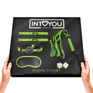Glow In The Dark Bondage Set With 5 Pzs