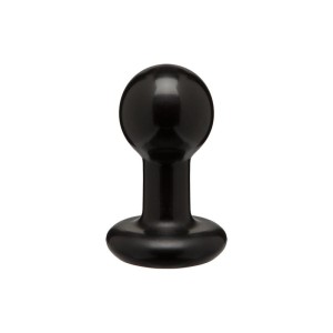 Round Butt Plug Small Black