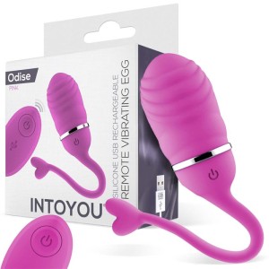 Vibrating Egg With Remote Control Odise Usb Silicone Pink