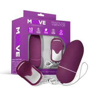 Vibrating Egg With Remote Control Dark Purple