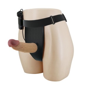 Draven Universal Adjustable Harness With Hollow Vibrating Dildo