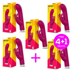 Pack 4+1 10 Modes Rabbit Vibrator