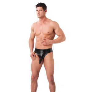 Rimba Latex Play Boxer With Dildo