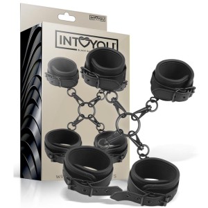 Wrist And Ankle Cuffs Set Vegan Leather