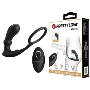 Warren Remote-controlled Vibrating And Pulsating Anal Plug And Penis Ring