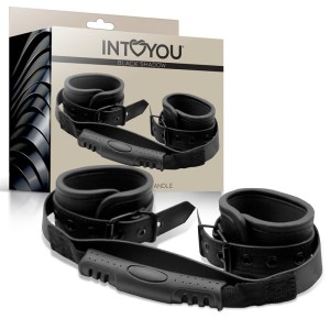 Vegan Leather Cuffs With Handle