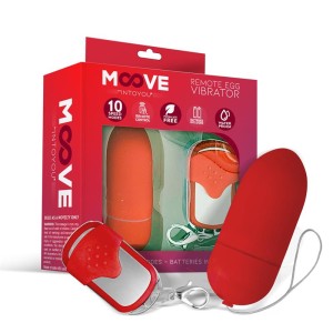 Vibrating Egg With Remote Control Red