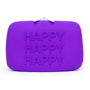 Happy Storage Zip Bag Large Pink