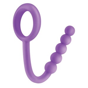 Fetish Fantasy Elite  Ball Cinch With Anal Bead Purple