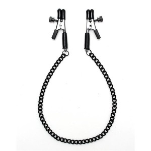 Adjustable Nipple Clamps With Black Chain