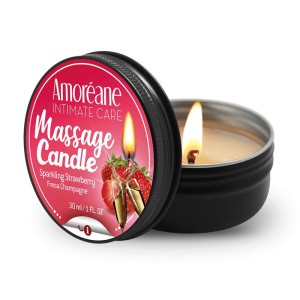 Sparkling Strawberry Massage Candle 30 Ml