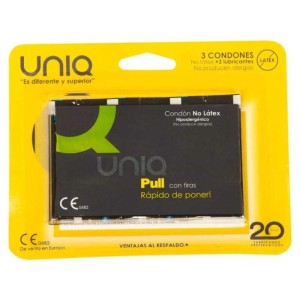 Pull Condoms With Straps No Latex 3 Pcs