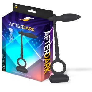 Sugilite Vibrating Anal Plug With Penis Ring With Vibration