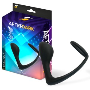Yastant Anal Plug With Testicles Ring