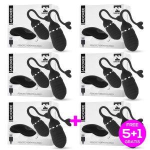 Pack 5+1 Adoree Huevo Vibrador Con Control Remoto