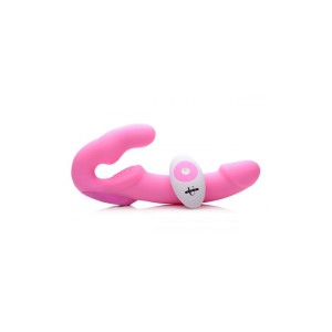 Urge Strapless Strap-on Vibrator Pink