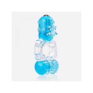 Colorpop Big O 2 Double Vibrating Ring Blue