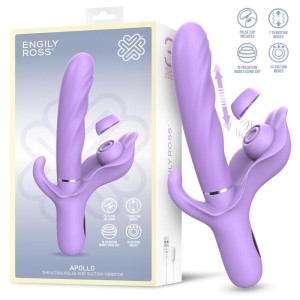 Apollo Vibrator With Thrusting, Pulse And Suction Functions