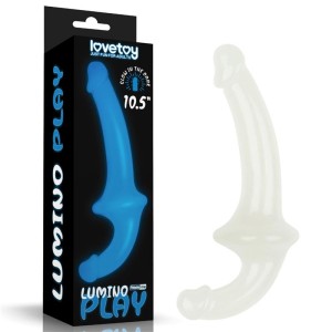 Double Dildo Lumino Play Blue Light 10.5
