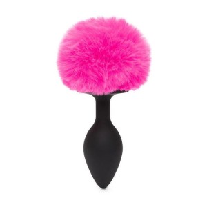 Butt Plug With Fur Tail Pink Medium