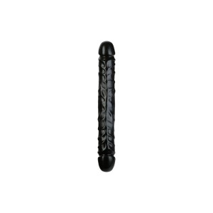 Double Dildo Jr. Veined Black