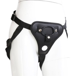 Neoprene Strap On With Silicone Ring Adjustable