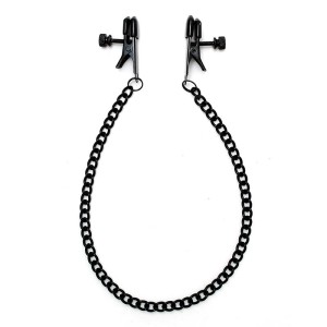 Adjustable Nipple Clamps With Black Chain
