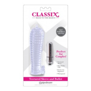 Dua Textured Sleeve And Mini Bullet Clear