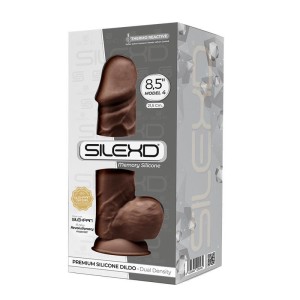 Dual Density Dildo Mod 4 8.5 Brown
