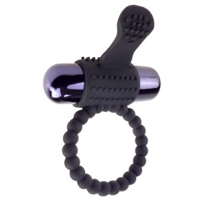 Fantasy C-ringz Vibrating Silicone Super Ring Black