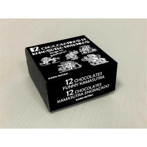 Box Of 12 Kamasutra Milk Chocolate Bars