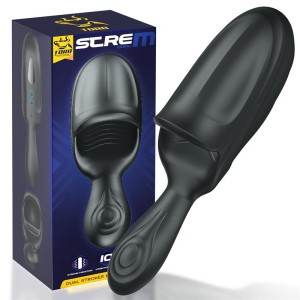 Strem Masturbator Double Motor Double Stimulator Usb Silicone