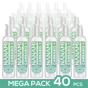 Pack De 40 Water Based Lubricant Cannabis 150 Ml