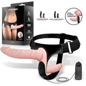 Batek Detachable Unto G Double Strap-on Harness With Vibration Remote Control