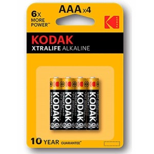 Xtralife Alkaline Battery Aaa Lr3 Blister Of 4