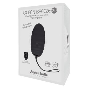 Vibrating Egg With Remote Control Ocean Breeze 2.0 Black