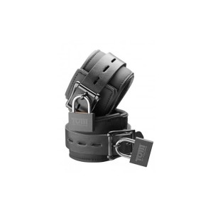Neoprene Wrist Cuffs With Locks Black