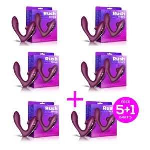 Pack 5+1 Rush Nova Vibe And Clitoris Sucker 2 Independent Motors Usb