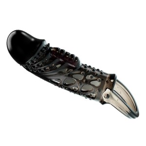 Penis Sleeve With Vibration Black