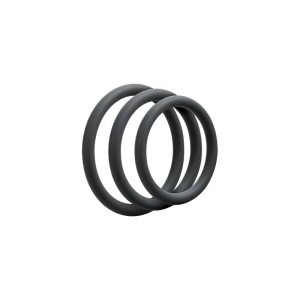 3 Pieces Set Cock Ring Grey