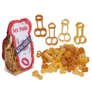 Two Coloured Durum Wheat Penis Pasta With Pepper